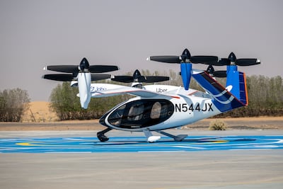 Joby Aviation's air taxis are set to use the vertiport by the end of 2026. Ahmed Ramzan / The National