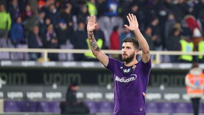 Fiorentina foward Patrick Cutrone, on loan from Premier League Wolves, is one of three players to test positive at the club. EPA