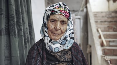 Habiba in the suburbs of Tunis. Habiba stated that she loved her tattoos, and that any woman who wanted to be beautiful had them. Courtesy Yumna Al-Araishi