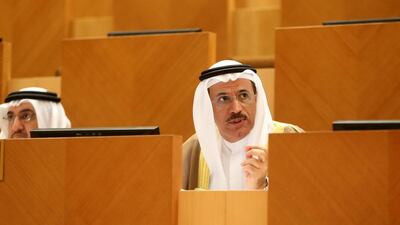 Sultan Al Mansouri, the Minister of Economy, told the FNC session yesterday he was aware recruitment fees had risen. Fatima Al Marzooqi / The National