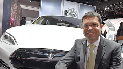 Jerome Guillen, the former president of Tesla who left the company on June 3, offloaded an estimated $274 million worth of shares in the company after exercising stock options. Getty Images