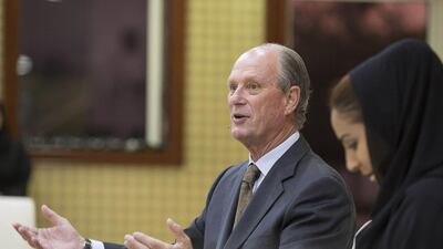 Dr Robert Ballard, president of the Ocean Exploration Trust at the Mohammed bin Zayed Majlis. Ryan Carter / Crown Prince Court - Abu Dhabi