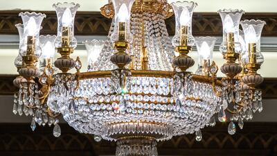 The chandeliers were picked to reflect the theme of each room and are priced between $45,000 and $70,000.