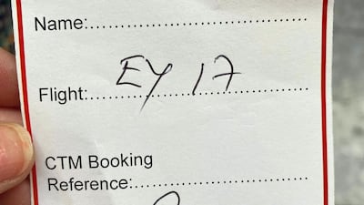 A 'Managed Quarantine Slip'. Courtesy Kathryn Wainwright