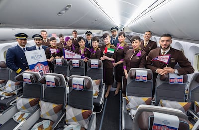 Etihad Airways' cabin crew are the best in the world, according to this year's Business Traveller Awards. Photo: Etihad