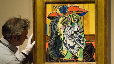 Pablo Picasso's 'Weeping Woman' was held to ransom in the mid-1980s by a group in Australia who demanded more funding for the arts. Getty