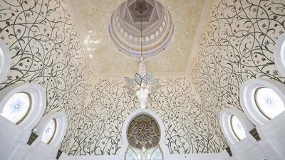 For the flowers, Mr Dean selected irises, lilies, poppies, tulips, roses, jasmines and passifloras. Mona Al Marzooqi / The National