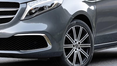 The V-Class has all the classic Mercedes touches.