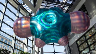 Oil is a running theme in Al Qadiri’s work and she finds its many facets fascinating. Antonie Robertson / The National