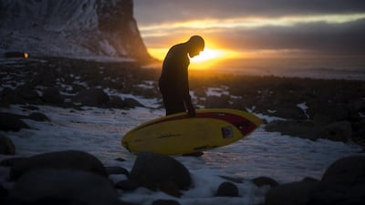 “It’s a big change coming from a Sydney summer to winter here,” says Carroll, a former two-time world surfing champion.