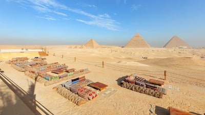 9 Pyramids Lounge is the first restaurant on Egypt’s Giza Pyramids plateau. All photos courtesy of Orascom Pyramids Entertainment