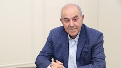 “We don’t want an election based on sectarianism. We want an inclusive political process," said vice president Allawi in an interview with The National. Chris Whiteoak / The National