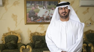 FNC member Ahmed Al Ameri, whose reputation as a man of the people has spread throughout the country. Mona Al Marzooqi / The National