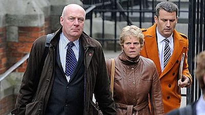 Bob and Sally Dowler, the parents of murdered schoolgirl Milly, arrive at the Leveson Inquiry at London’s High Court yesterday.