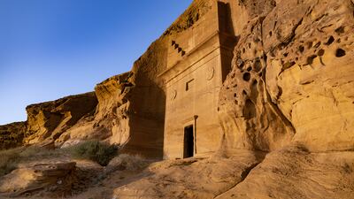 The tourist site of AlUla. The number of visitors to GCC countries reached 39.8 million in 2022. AFP