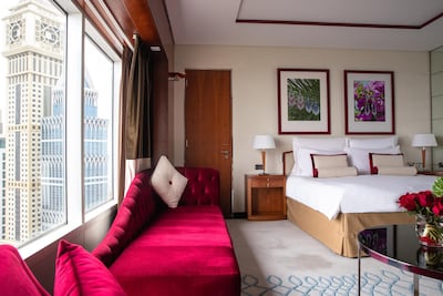 A room on the Chopard ladies floor. Photo: Jumeirah Emirates Towers