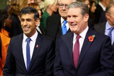 UK Prime Minister Rishi Sunak and Labour Party leader Keir Starmer agree that Nigel Farage’s Reform UK party 'will play into Russian President Vladimir Putin’s hands'. AFP