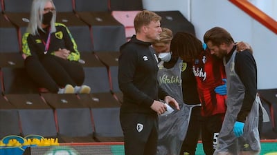 Nathan Ake - 6: Limped off five minutes before the break after bailing his teammates out for the umpteenth time. EPA