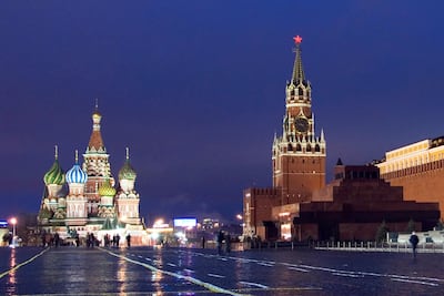 Red Square in Moscow, the Russia capital where Liverpool and Manchester United fans are set to cross paths this week. Martin Moos / Lonely Planet Images