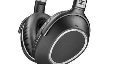 Available in the UAE this month, the Sennheiser PXC 550 headphones retail at Dh1,499. Courtesy Sennheiser