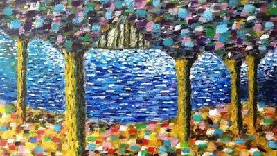 Art Beat Adult painting class image.