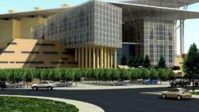 An artist's rendering of the new Abu Dhabi court house.