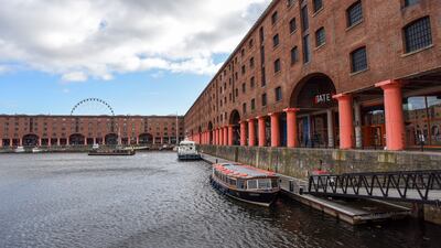 Tate Gallery Liverpool on the city's waterfront