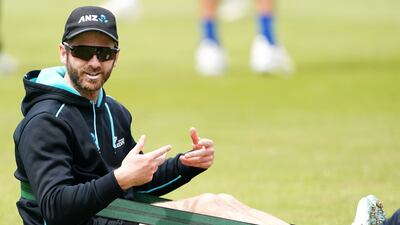 New Zealand's Kane Williamson during a nets session at Trent Bridge. PA