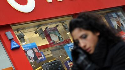 A Vodafone store in London, Britain. The Indian mobile network operator Idea Cellular will merge with Vodafone India within two years. Andy Rain / EPA