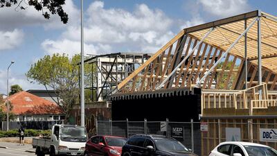 The same view along Fitzgerald Avenue nearly 10 years later on February 17, 2021. AFP