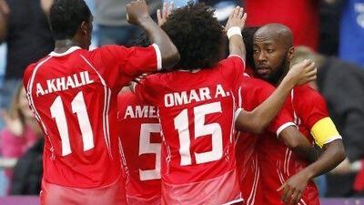 The UAE football team fought hard but could not qualify from their group at the 2012 London Olympic Games. Ian Kington / AFP
