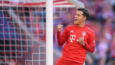 Philippe Coutinho started his loan spell at Bayern Munich brightly but could end up wiuth Chelsea when the football market opens. Getty Images