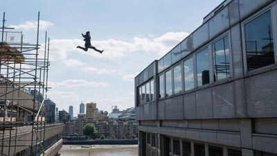 When asked how he keeps fit, he merely puts his fitness down to: “Sea-kayaking, caving … fencing, treadmill, weights... rock-climbing, hiking … I jog … I do so many different activities.” Courtesy Paramount Pictures