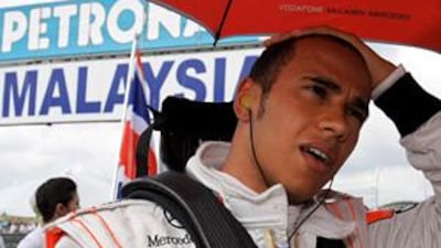 The British driver Lewis Hamilton of McLaren.