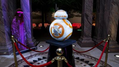 The Jakku Experience, displays of sets, props and costumes from the film Star Wars: The Force Awakens during the Middle East premiere at Emirates Palace in Abu Dhabi. Christopher Pike / The National