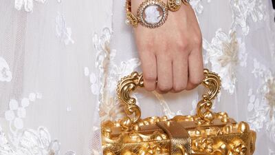 Accessories from Dolce & Gabbana's La Rinascita Alta Moda show. Courtesy Dolce & Gabbana