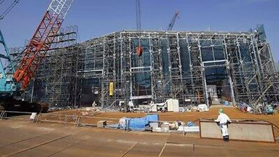 The multi-nuclide removal facility is seen under construction at Tokyo Electric Power Co. (TEPCO)'s tsunami-crippled Fukushima Daiichi nuclear power plant in Fukushima prefecture, March 6, 2013, ahead of the second-year of anniversary of the the March 11, 2011 tsunami and earthquake. REUTERS/Issei Kato (JAPAN - Tags: DISASTER ANNIVERSARY BUSINESS CONSTRUCTION ENERGY) *** Local Caption *** FUK612_JAPAN-FUKUSH_0306_11.JPG