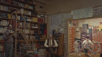 Wallace Wolodarsky, Bill Murray and Owen Wilson in 'The French Dispatch'