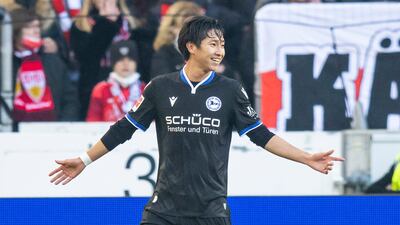=10) Masaya Okugawa (Arminia Bielefeld) Seven goals in 19 games. AP
