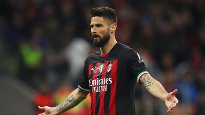 Olivier Giroud - 5. Had a frustrating game due to a lack of service and close attention from the Nerazzurri defence. His biggest contribution was teeing up Tonali for his effort that came off the post. Getty