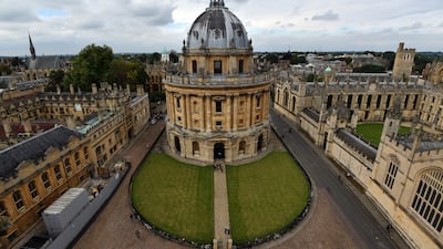 Some of the students secured places at the University of Oxford. Getty Images