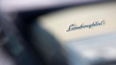 Lamborghini's Aventador Roadster. Photo courtesy Lamborghini