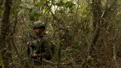 An Israeli soldier near Naqoura, southern Lebanon. Getty Images