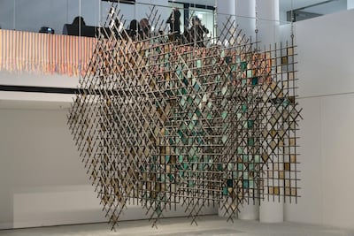 Zeinab Alhashemi’s 'Metamorphic'. Courtesy Louvre Abu Dhabi