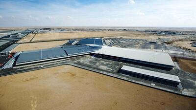 Al Maktoum International Airport will being to handle passengers from October 27, with Kuwait’s Jazeera Airways and Hungary’s Wizz Air the first airlines to use the facility. Courtesy Dubai Airports