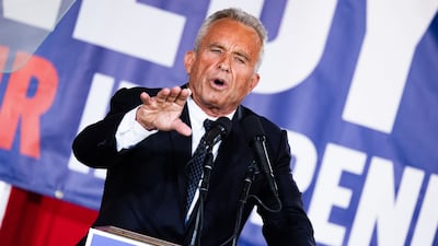 Robert F Kennedy, the nephew of former president John F Kennedy. Bloomberg