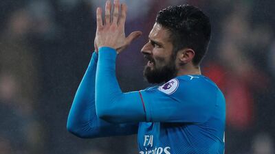 Olivier Giroud has left Arsenal for London rivals Chelsea. Andrew Couldridge / Reuters