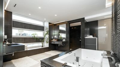 Another of the swish-looking bathrooms