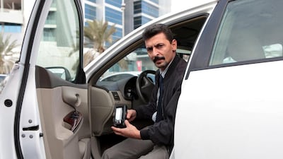 Osama Ahmed has won two international awards for a child’s safety car seat device. Christopher Pike / The National