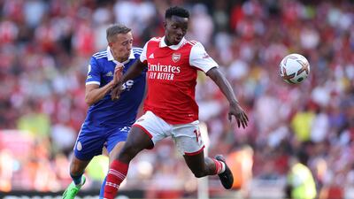 Eddie Nketiah (Jesus, 84) N/A - Nketiah made bright runs behind Leicester’s line as Arsenal continued to try to score from counter-attacks. AFP